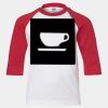 Youth Three Quarter Sleeve Baseball T-Shirt Thumbnail