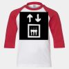 Youth Three Quarter Sleeve Baseball T-Shirt Thumbnail