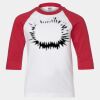 Youth Three Quarter Sleeve Baseball T-Shirt Thumbnail