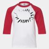 Youth Three Quarter Sleeve Baseball T-Shirt Thumbnail