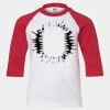 Youth Three Quarter Sleeve Baseball T-Shirt Thumbnail