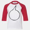Youth Three Quarter Sleeve Baseball T-Shirt Thumbnail