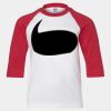 Youth Three Quarter Sleeve Baseball T-Shirt Thumbnail