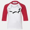 Youth Three Quarter Sleeve Baseball T-Shirt Thumbnail