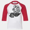 Youth Three Quarter Sleeve Baseball T-Shirt Thumbnail