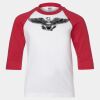 Youth Three Quarter Sleeve Baseball T-Shirt Thumbnail