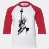 Youth Three Quarter Sleeve Baseball T-Shirt Thumbnail