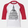 Youth Three Quarter Sleeve Baseball T-Shirt Thumbnail