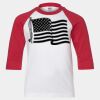 Youth Three Quarter Sleeve Baseball T-Shirt Thumbnail