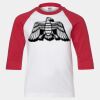 Youth Three Quarter Sleeve Baseball T-Shirt Thumbnail