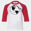 Youth Three Quarter Sleeve Baseball T-Shirt Thumbnail