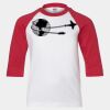 Youth Three Quarter Sleeve Baseball T-Shirt Thumbnail