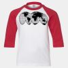 Youth Three Quarter Sleeve Baseball T-Shirt Thumbnail