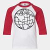 Youth Three Quarter Sleeve Baseball T-Shirt Thumbnail