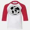 Youth Three Quarter Sleeve Baseball T-Shirt Thumbnail