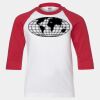 Youth Three Quarter Sleeve Baseball T-Shirt Thumbnail