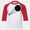Youth Three Quarter Sleeve Baseball T-Shirt Thumbnail