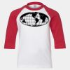Youth Three Quarter Sleeve Baseball T-Shirt Thumbnail
