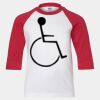 Youth Three Quarter Sleeve Baseball T-Shirt Thumbnail