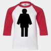 Youth Three Quarter Sleeve Baseball T-Shirt Thumbnail