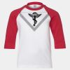 Youth Three Quarter Sleeve Baseball T-Shirt Thumbnail