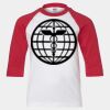 Youth Three Quarter Sleeve Baseball T-Shirt Thumbnail