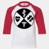 Youth Three Quarter Sleeve Baseball T-Shirt Thumbnail