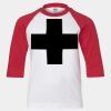 Youth Three Quarter Sleeve Baseball T-Shirt Thumbnail
