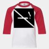 Youth Three Quarter Sleeve Baseball T-Shirt Thumbnail