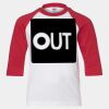 Youth Three Quarter Sleeve Baseball T-Shirt Thumbnail