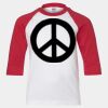 Youth Three Quarter Sleeve Baseball T-Shirt Thumbnail