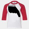 Youth Three Quarter Sleeve Baseball T-Shirt Thumbnail