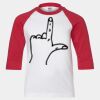 Youth Three Quarter Sleeve Baseball T-Shirt Thumbnail