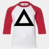 Youth Three Quarter Sleeve Baseball T-Shirt Thumbnail