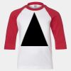 Youth Three Quarter Sleeve Baseball T-Shirt Thumbnail