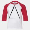Youth Three Quarter Sleeve Baseball T-Shirt Thumbnail