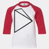 Youth Three Quarter Sleeve Baseball T-Shirt Thumbnail