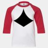 Youth Three Quarter Sleeve Baseball T-Shirt Thumbnail