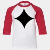 Youth Three Quarter Sleeve Baseball T-Shirt Thumbnail
