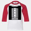 Youth Three Quarter Sleeve Baseball T-Shirt Thumbnail