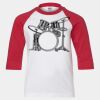 Youth Three Quarter Sleeve Baseball T-Shirt Thumbnail