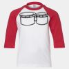 Youth Three Quarter Sleeve Baseball T-Shirt Thumbnail