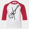 Youth Three Quarter Sleeve Baseball T-Shirt Thumbnail