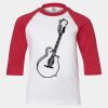 Youth Three Quarter Sleeve Baseball T-Shirt Thumbnail