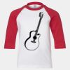 Youth Three Quarter Sleeve Baseball T-Shirt Thumbnail