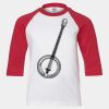 Youth Three Quarter Sleeve Baseball T-Shirt Thumbnail