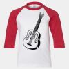 Youth Three Quarter Sleeve Baseball T-Shirt Thumbnail