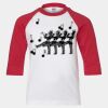 Youth Three Quarter Sleeve Baseball T-Shirt Thumbnail