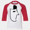 Youth Three Quarter Sleeve Baseball T-Shirt Thumbnail