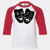 Youth Three Quarter Sleeve Baseball T-Shirt Thumbnail
